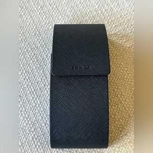 Prada Sunglass Case empty Black Textured Box